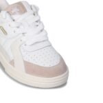 Palm Angels White Calfskin Sneakers - Image 4