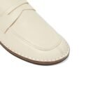 The Row White Calfskin Slip-On Loafers - Image 4