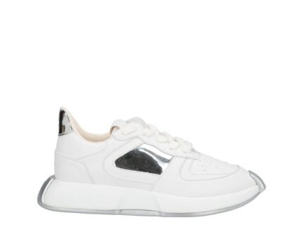 Giuseppe Zanotti White Calfskin Chunky Sneakers