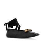 Gucci Black Calfskin Ballet Flats - Image 2