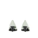 Prada Bicolor Silk Mid Heel Pumps - Image 3