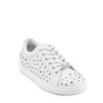 Jimmy Choo White Calfskin Low Top Sneakers - Image 2