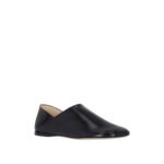 Loewe Black Lamb Leather Slip-On Loafers - Image 2