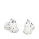 Balenciaga White Calfskin Chunky Sneakers - Image 3