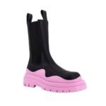 Bottega Veneta Black Calfskin Chelsea Boots - Image 2