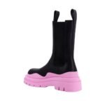 Bottega Veneta Black Calfskin Chelsea Boots - Image 3