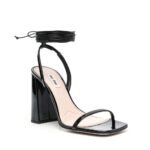 Sandale Platformă Miu Miu Negre din Piele - imagine 2