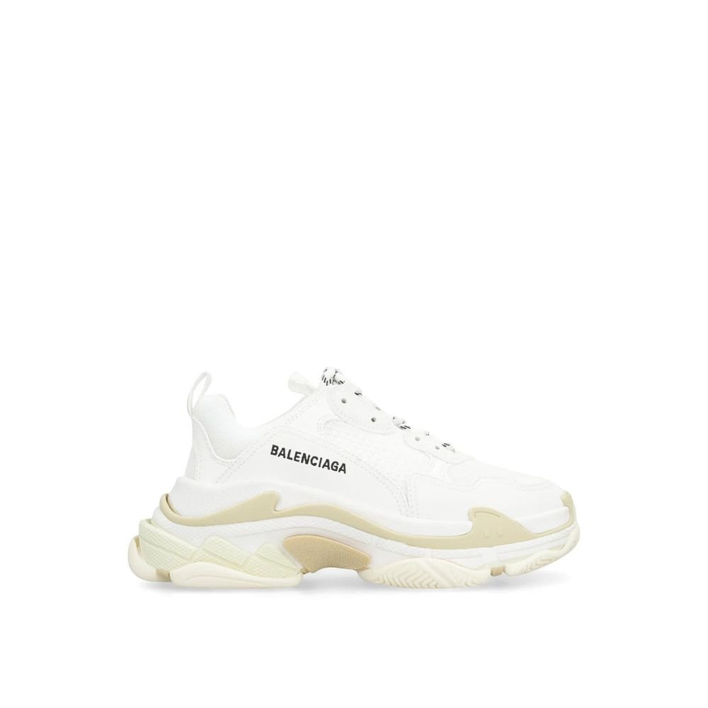 10219411.jpeg Balenciaga White Calfskin Chunky Sneakers - Image 1