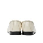 Jimmy Choo White Calfskin Slip-On Loafers - Image 4
