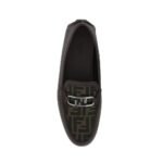 Mocasini Fendi Marron din Piele - imagine 4