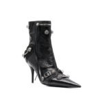Cizme Balenciaga Negre din Piele - imagine 2