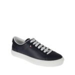 Sneakers Moncler Albastri din Piele - imagine 2