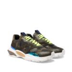 Valentino Garavani Bicolor Fabric Athletic Sneakers - Image 2