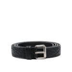 Prada Black Calfskin Regular Belt