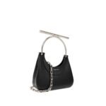 Alexander McQueen Black Lamb Leather Shoulder Bag - Image 2
