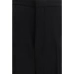 Balenciaga Black Cotton Dress Pants - Image 3