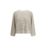 Brunello Cucinelli Beige Cotton Sweatshirt
