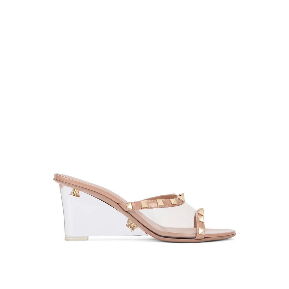 10248871-1.jpeg Valentino Garavani Beige Leather Mules - Image 1
