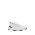 Brunello Cucinelli White Cotton Low Top Sneakers - Image 2