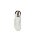 Brunello Cucinelli White Cotton Low Top Sneakers - Image 4