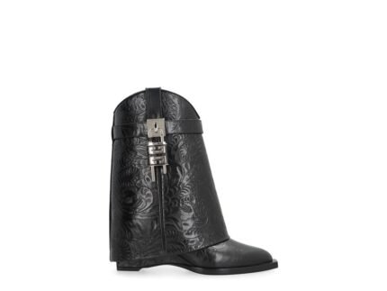 Givenchy Black Calfskin Ankle Boots