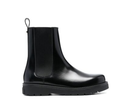 Ghete Chelsea Valentino Garavani Negre din Piele