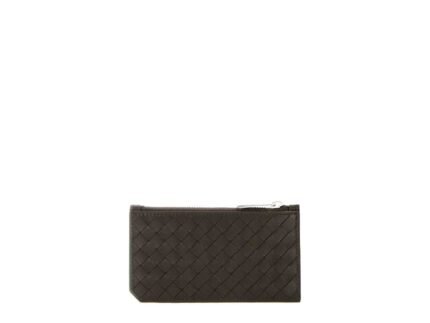 Bottega Veneta Brown Calfskin Cardholder