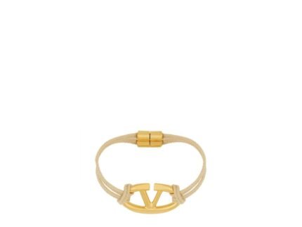 Valentino Garavani Beige Cotton Bracelet