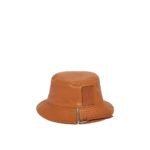 Loewe Brown Calfskin Bucket Hat