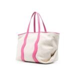 Palm Angels White Canvas Tote Bag - Image 2