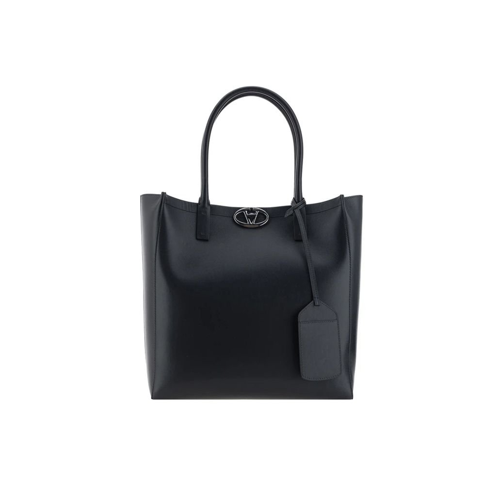 10280601.jpeg Valentino Garavani Black Calfskin Tote Bag - Image 1