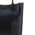 Valentino Garavani Black Calfskin Tote Bag - Image 4