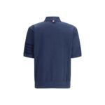 Thom Browne Blue Cotton Polo Shirt - Image 2