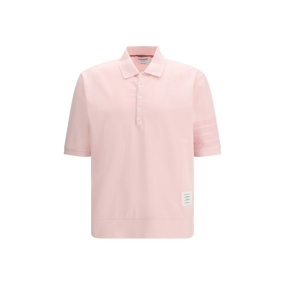 10293422.jpeg Thom Browne Multicolor Cotton Polo Shirt - Image 1