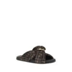Fendi Multicolor Polyester Flat Sandals - Image 2