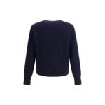 Ami Paris Blue Merino Wool Sweatshirt - Image 2