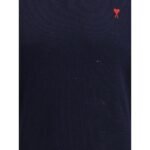 Ami Paris Blue Merino Wool Sweatshirt - Image 3