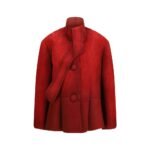 Prada Multicolor Lamb Ovis Aries Aries Coat