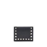 Valentino Garavani Black Calf Leather Bos Taurus Wallet