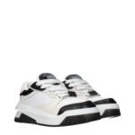 Versace White Leather Low Top Sneakers - Image 2