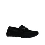 Mocasini Salvatore Ferragamo Negri din Piele - imagine 2