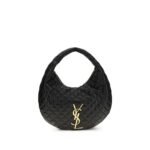 Saint Laurent Black Lamb Ovis Aries Aries Shoulder Bag