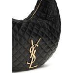 Saint Laurent Black Lamb Ovis Aries Aries Shoulder Bag - Image 4