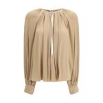 Ferragamo Beige Viscose Blouse