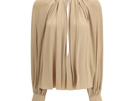 Ferragamo Beige Viscose Blouse