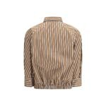 Brunello Cucinelli Brown Cotton Pattern Shirt - Image 2