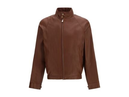 Brunello Cucinelli Brown Lamb Ovis Aries Aries Bomber