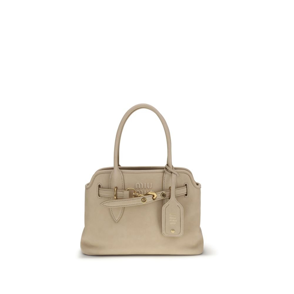 10378933.jpeg Miu Miu Beige Lamb Ovis Aries Aries Handbag - Image 1
