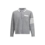 Thom Browne Gray Linen Dress Shirt