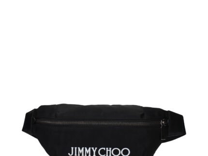 Jimmy Choo Black Fabric Backpack